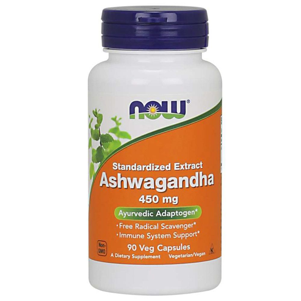 Now Foods Ashwaghanda Extract 450mg Veg Capsules 90s