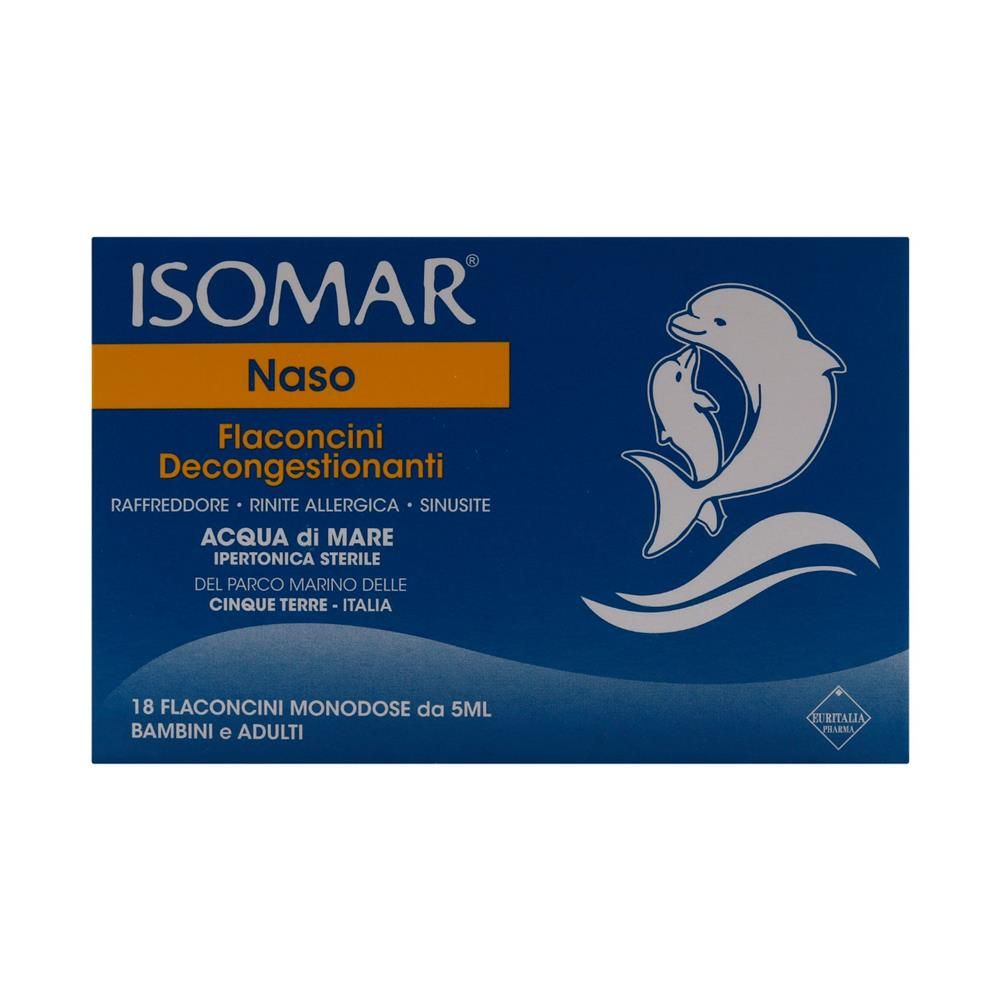 Isomar Nose Decongestant Vials 18 Pieces - Makkah Pharmacy