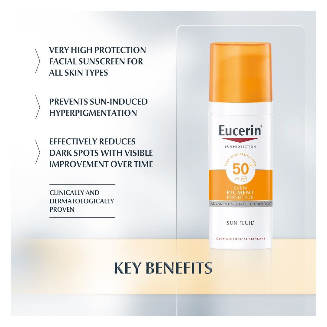 Eucerin Even Pigment Perfector Sunscreen SPF50+, 50ml - Makkah Pharmacy