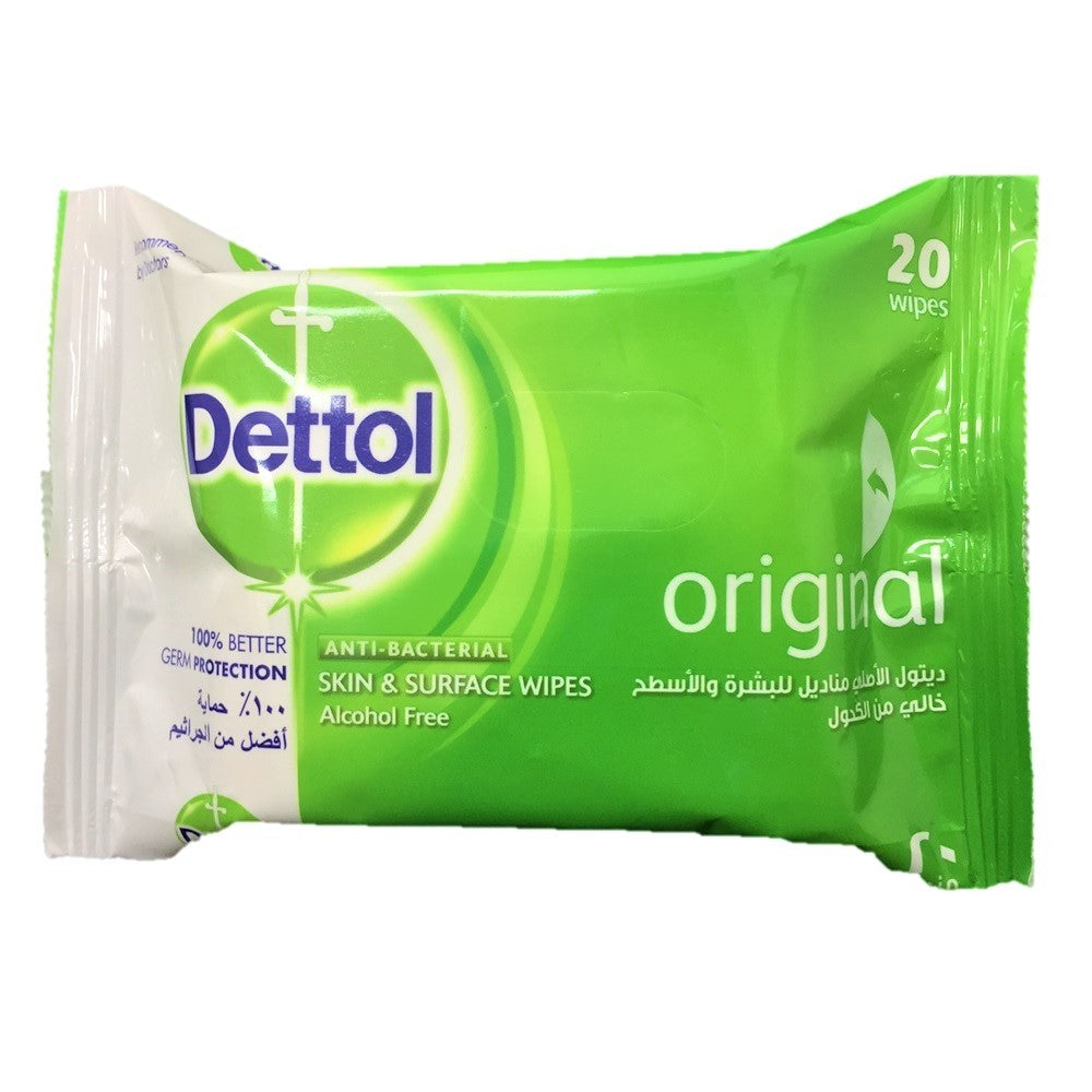 Dettol Anti-Bacterial Wipes 20S