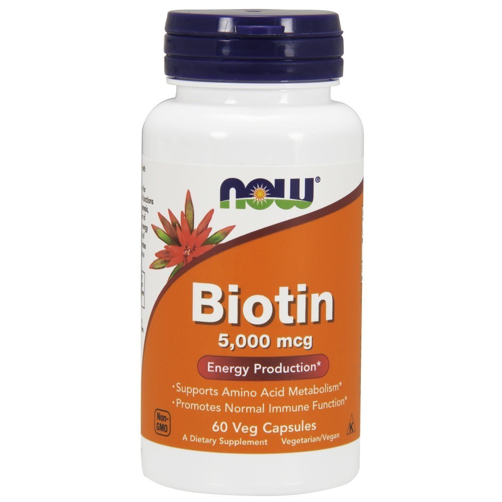 Now Biotin 5000 Mcg Capsules 60'S