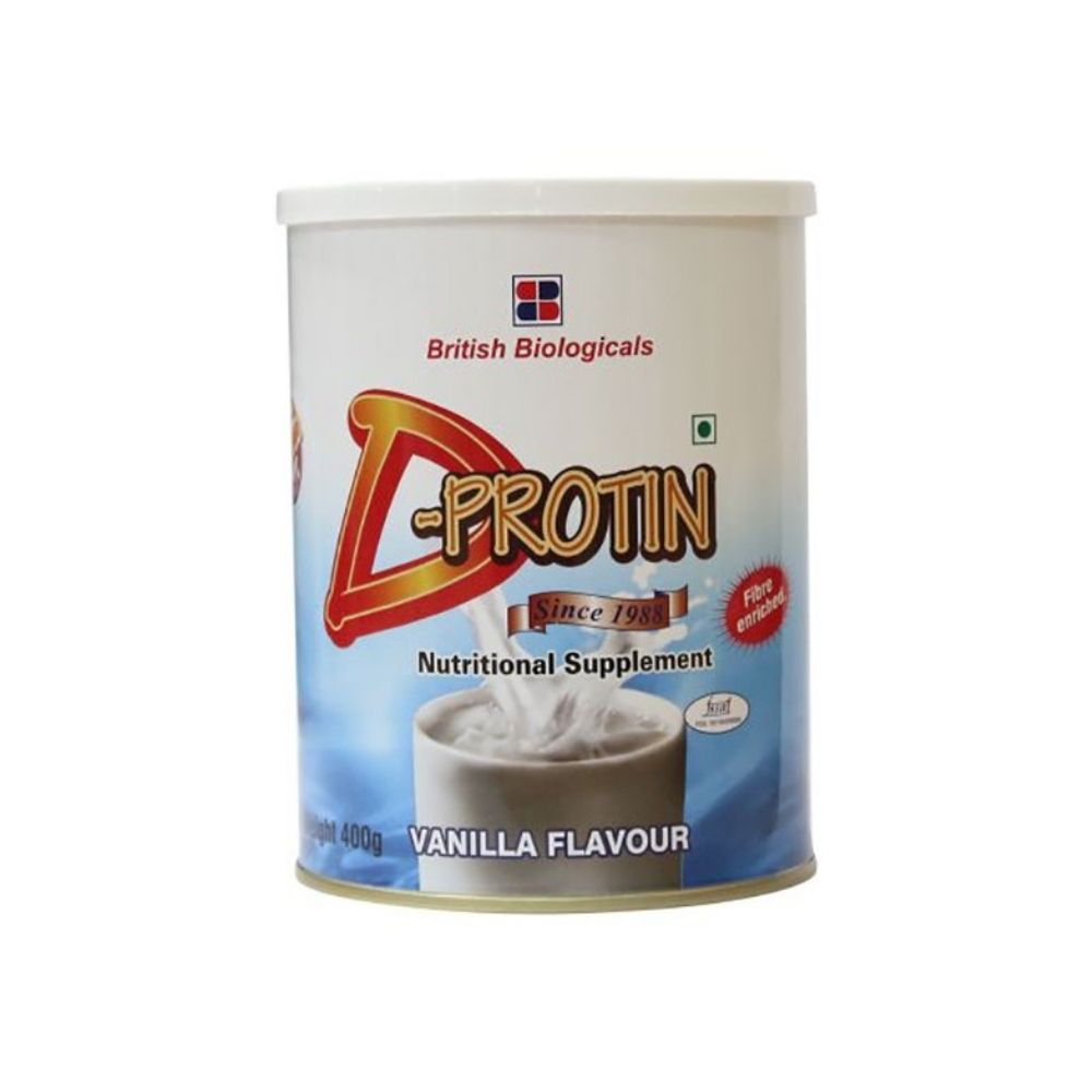 D PROTIN VANILLA 400G - Makkah Pharmacy
