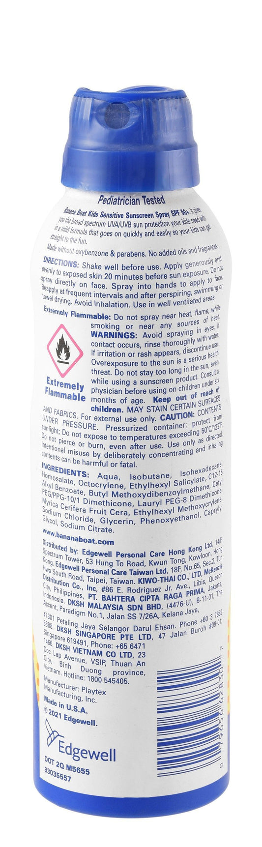 Banana Boat Simply Protect Kids Sunscreen Spray SPF50+, 170g - Makkah Pharmacy