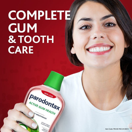 Parodontax Active Gum Health Herbal Daily Mouthwash, 500ml - Makkah Pharmacy
