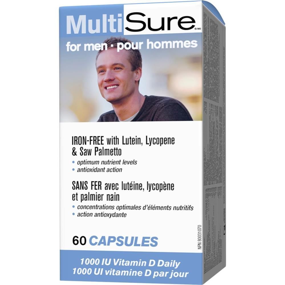 Webber Naturals Multisure For Men Capsules 60 Pieces - Makkah Pharmacy
