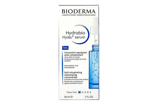 Bioderma Hydrabio Hyalu Plus Serum Concentrated Self-Rehydrating, Replumping & Smoothing Face Serum with Hyaluronic Acid & Niacinamide, 30ml - Makkah Pharmacy