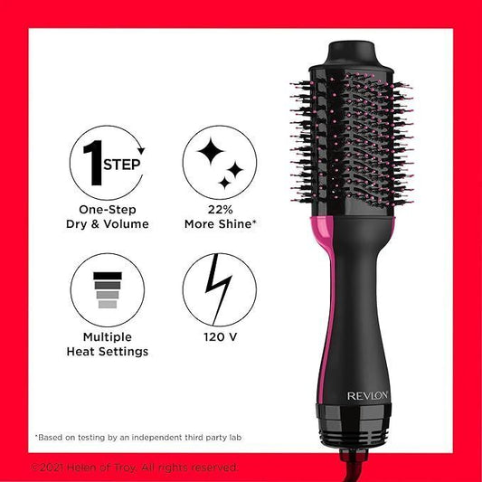 Revlon RVDR5222 One Step Volumiser Hair Dryer and Styler - Black - Makkah Pharmacy