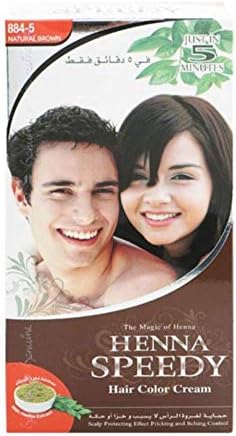 Henna Speedy Hair Color Cream Brownish Black 882-6