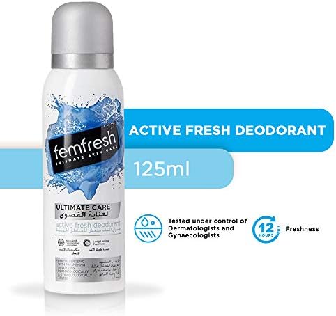 FEM FRESH 2930 SILVR ACTIVE SPRAY 125ML - Makkah Pharmacy