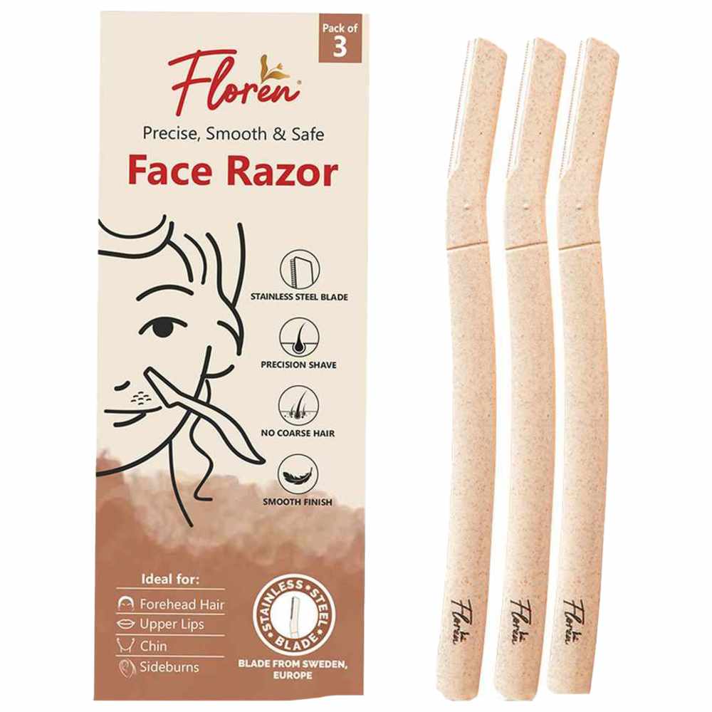 FLOREN FACE RAZOR FOR WOMEN 3S PACK