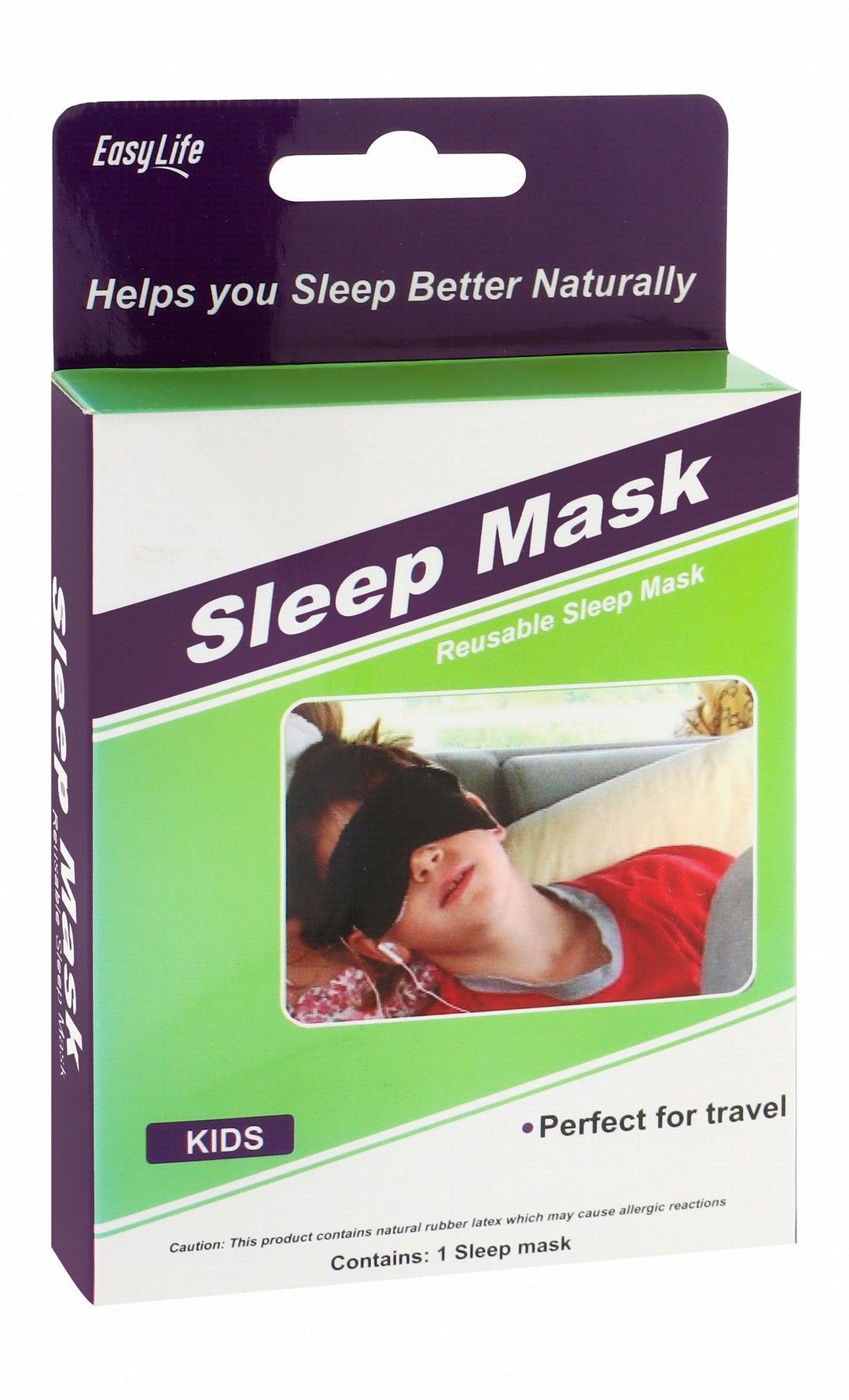 Easy Life Reusable Sleep Mask for Kids, 1 Piece - Makkah Pharmacy