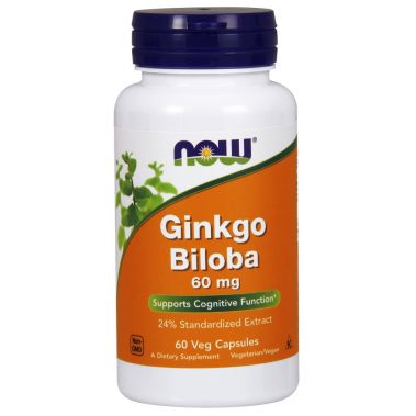 Now Ginkgo Biloba 60 Mg 60'S