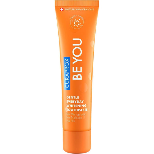 Curaprox Be You Everyday Whitening Toothpaste Peach & Apricot Flavor, 60ml - Makkah Pharmacy