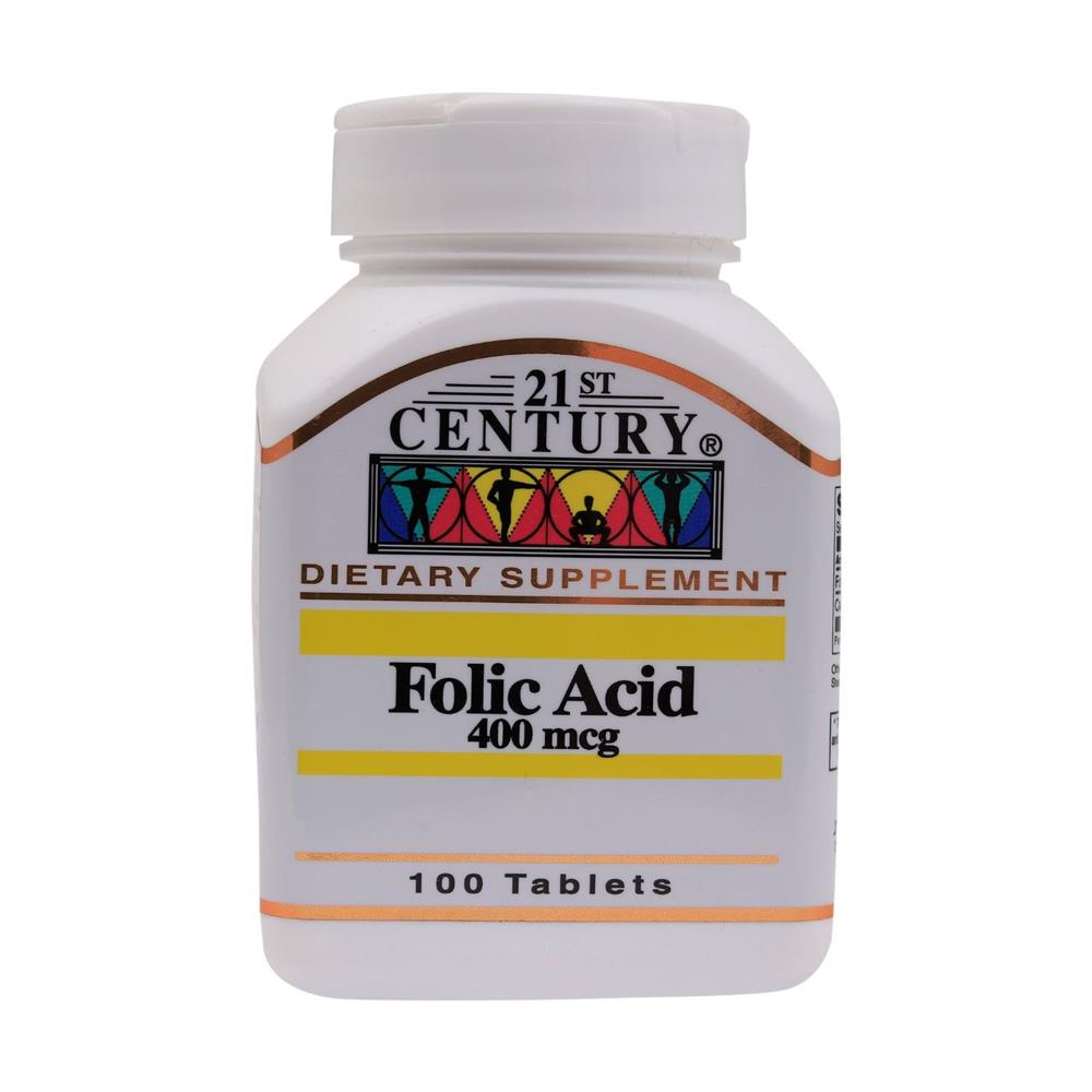 21St Century Folic Acid 400 100'S