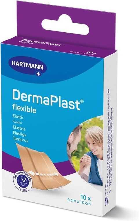 Hartmann Dermaplast Assorted Flexible Elastic Plasters, 20 Pieces - Makkah Pharmacy