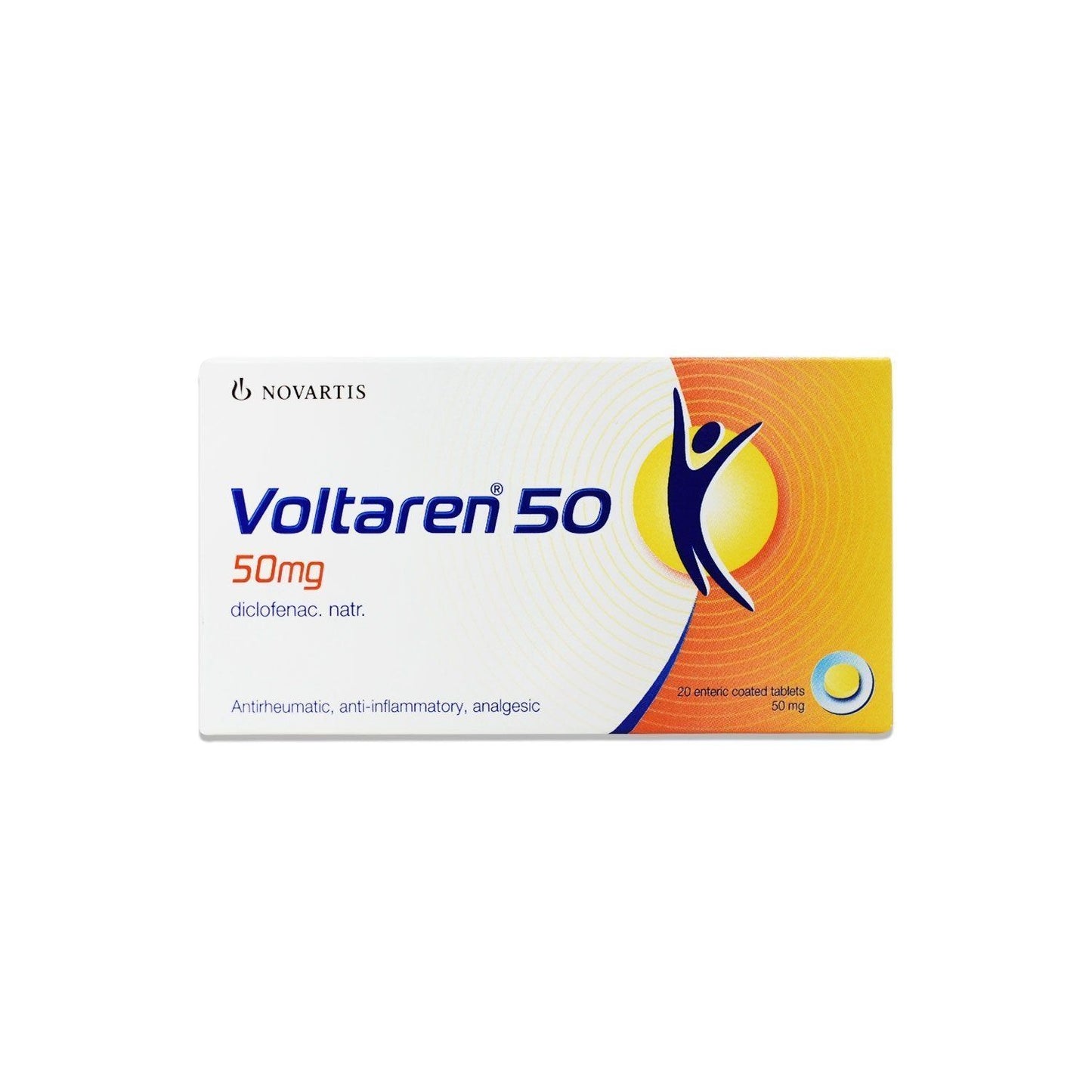 Voltaren 50Mg Tablets, 20 Pieces - Makkah Pharmacy