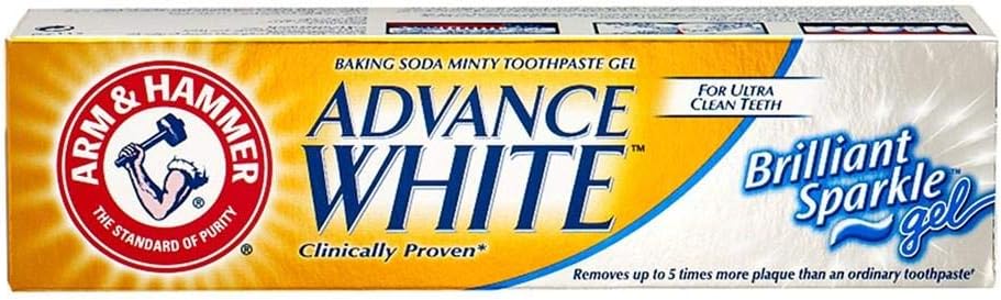 Arm & Hammer Toothpaste Advance White Brilliant Sparkle Gel,115G
