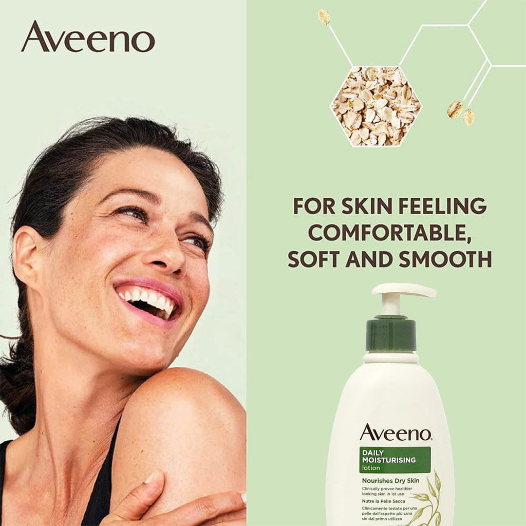 Aveeno Daily Moisturising Body Lotion Pump, 300ml - Makkah Pharmacy