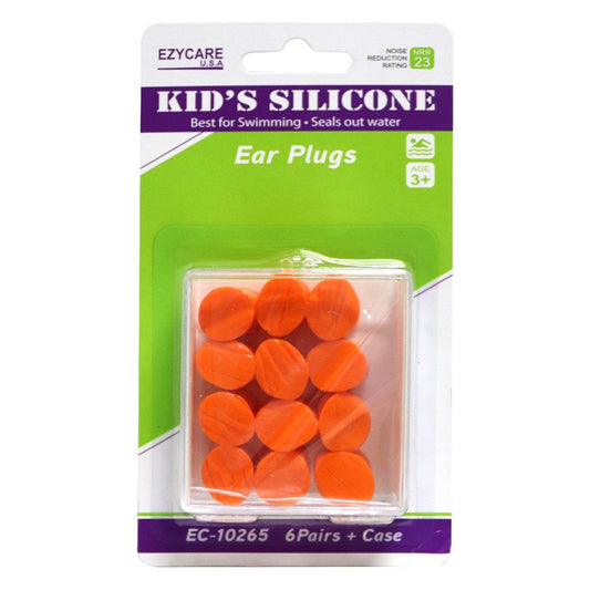 Ezycare Kids Silicone Ear Plugs Pairs 6 Pieces - Makkah Pharmacy