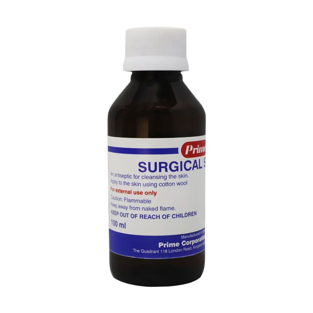 Prime Surgical Spirit Antiseptic Solution, 100ml - Makkah Pharmacy