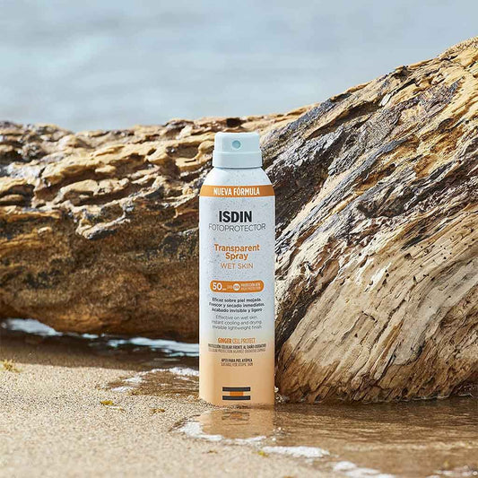 Isdin Fotoprotector Transparent Spray for Wet Skin 250ml - Makkah Pharmacy