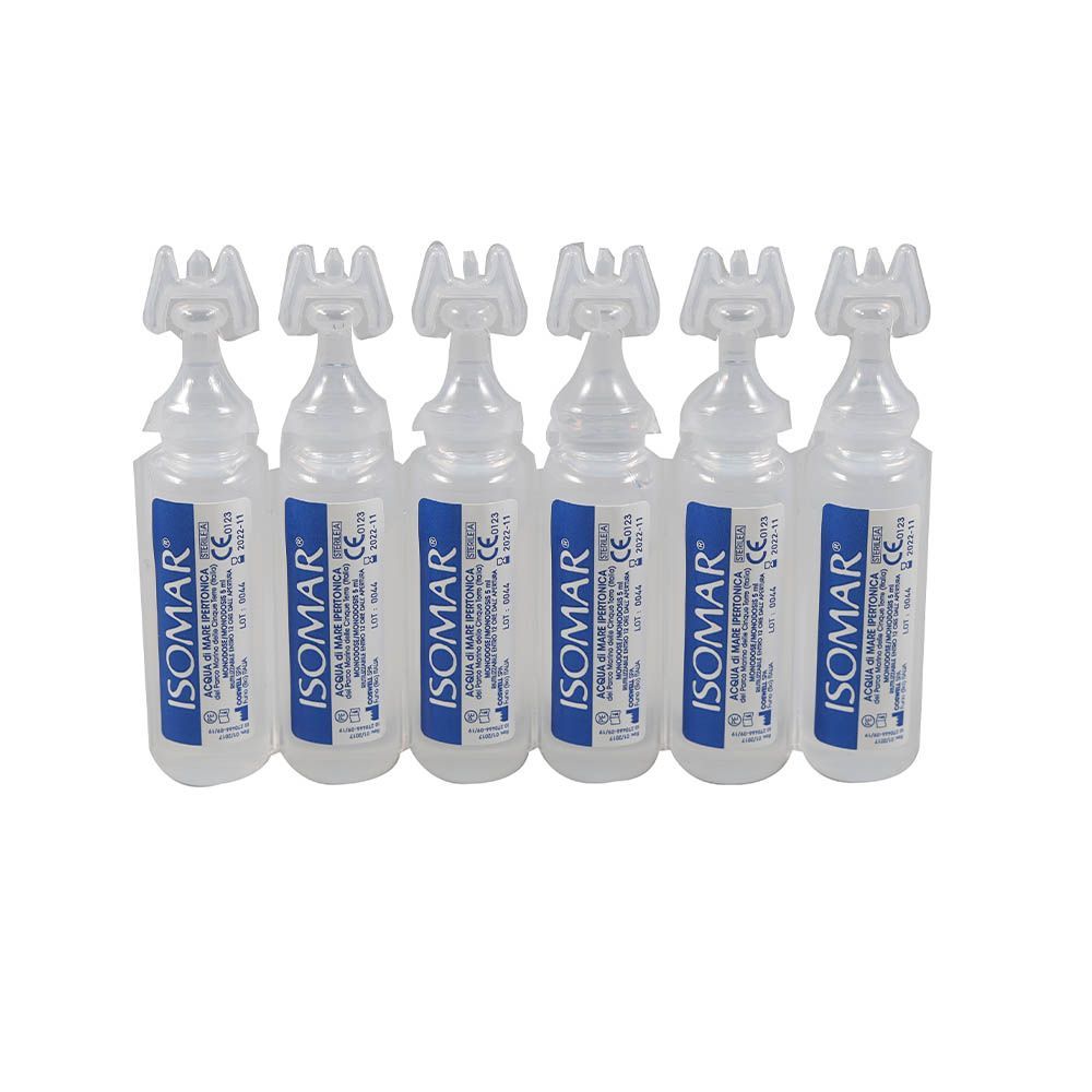 Isomar Nose Decongestant Vials 18 Pieces - Makkah Pharmacy