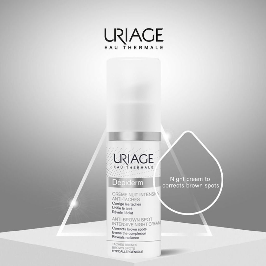 Uriage depiderm anti brown spot night cream 30ml - Makkah Pharmacy