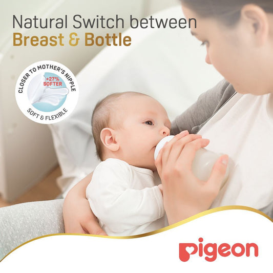 Pigeon Softouch XL Anti-Colic Y-Cut Nipples (9+ Months), 2 Pieces - Makkah Pharmacy