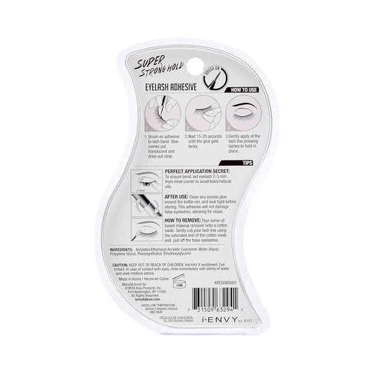 Ienvy Super Strong Hold Hypoallergenic Waterproof Clear Eyelash Adhesive, 5g - Makkah Pharmacy