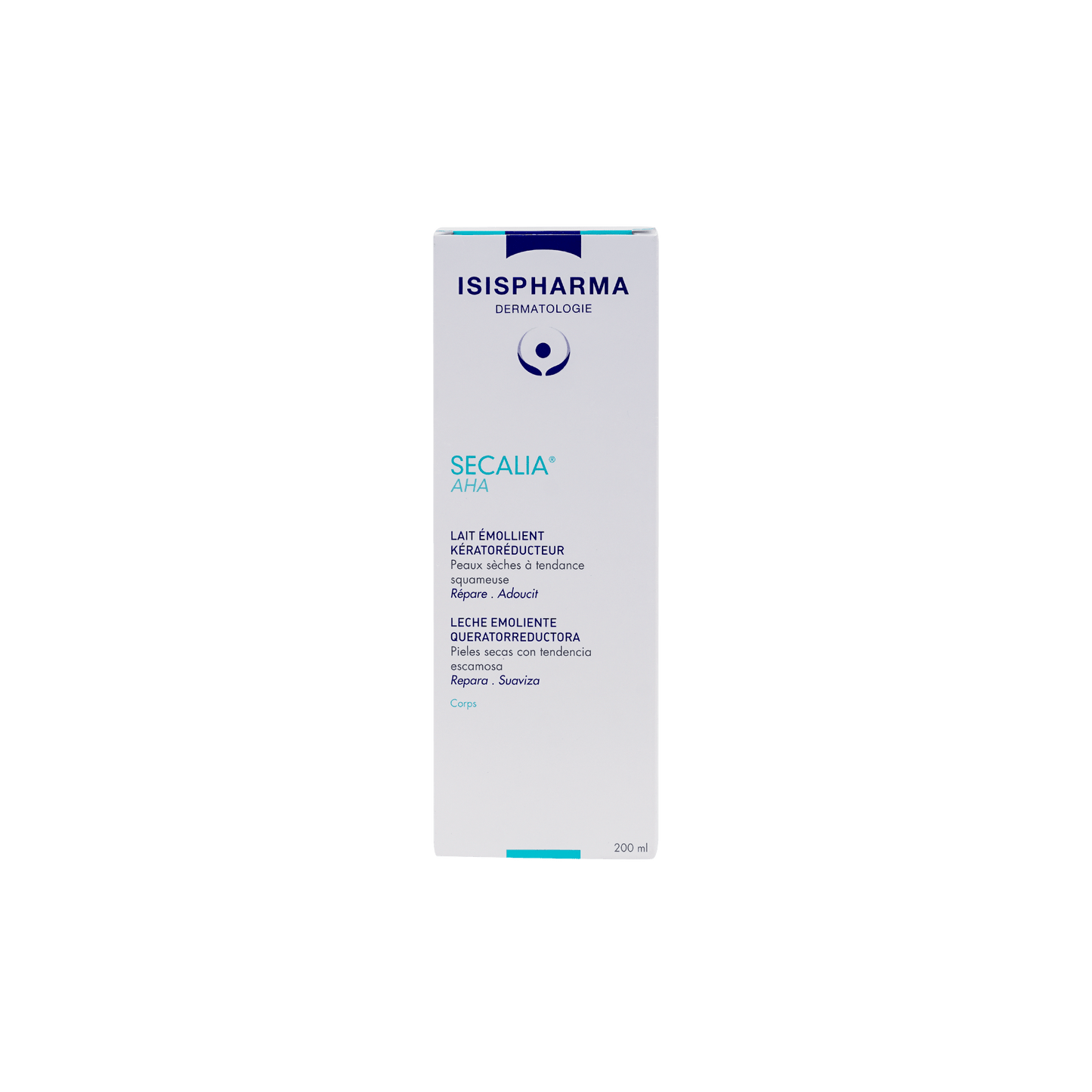 Isispharma Secalia Exfoliating Emollient Milk for Dry & Scale Prone Skin, 200ml - Makkah Pharmacy