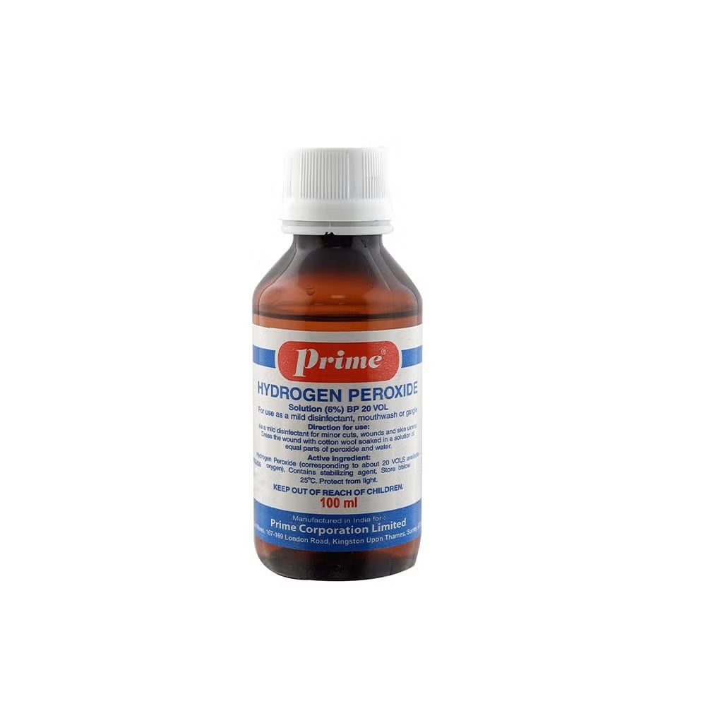 Prime Hydrogen Peroxide 100 ml - Makkah Pharmacy