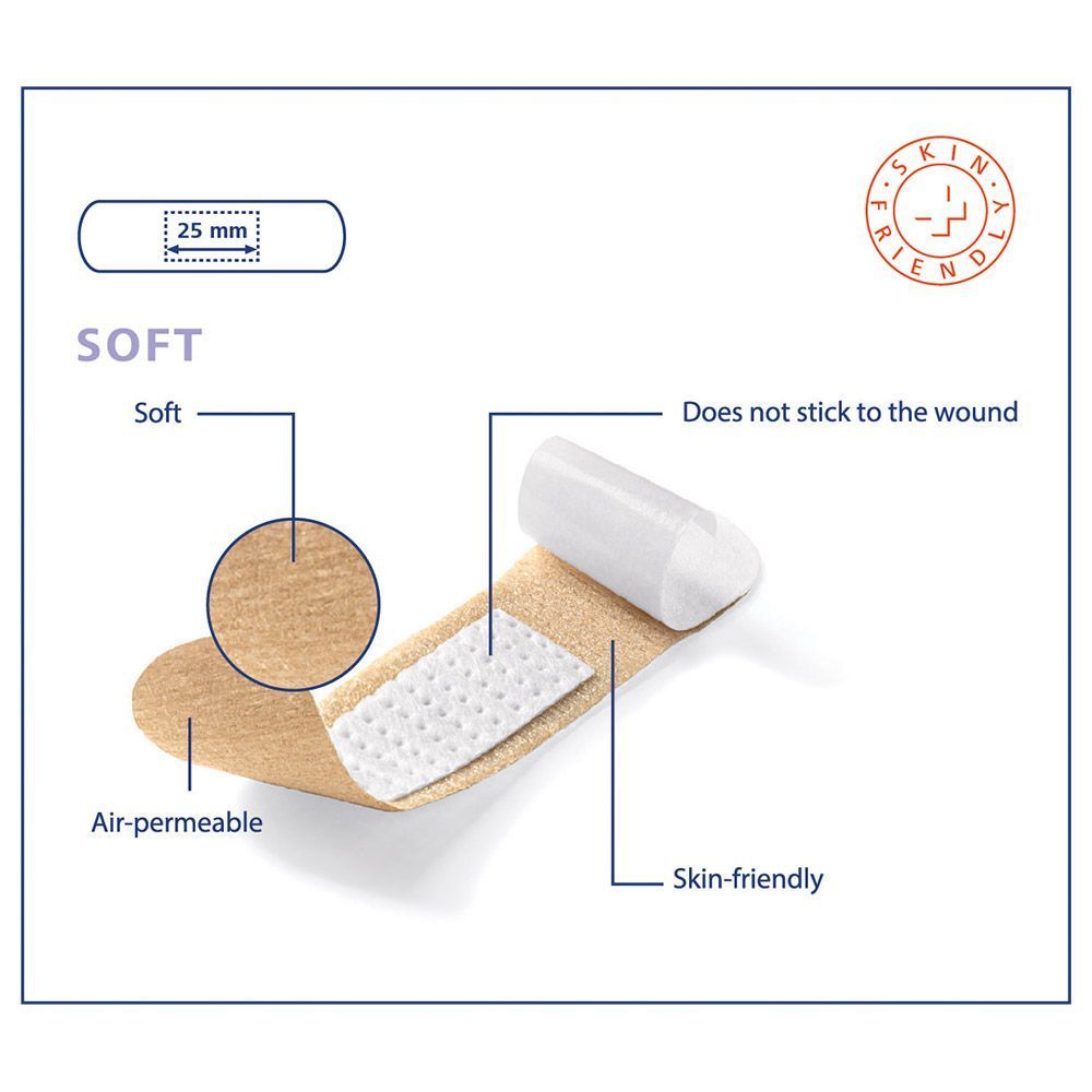 Dermaplast Soft Bandages, 20 Pieces - Makkah Pharmacy