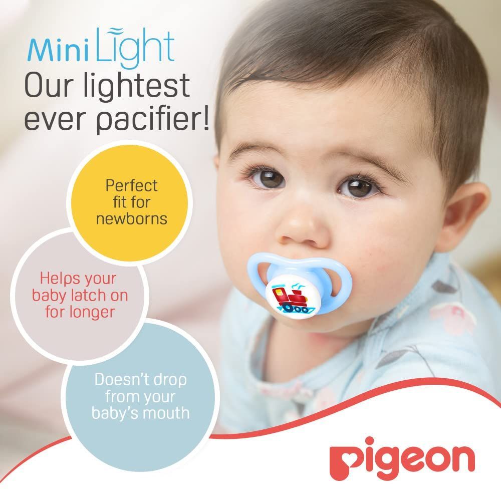 Pigeon Mini Light Purple Small Pacifier (0+ Months), 1 Piece - Makkah Pharmacy