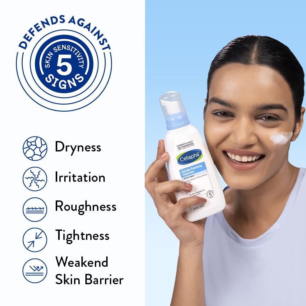 Cetaphil Gentle Skin Foaming Cleancer 236 ml - Makkah Pharmacy