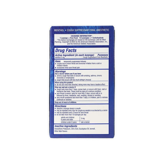 Nice Coughs & Sore Throat Relief Lozenges Menthol Flavor, 24 Pieces - Makkah Pharmacy