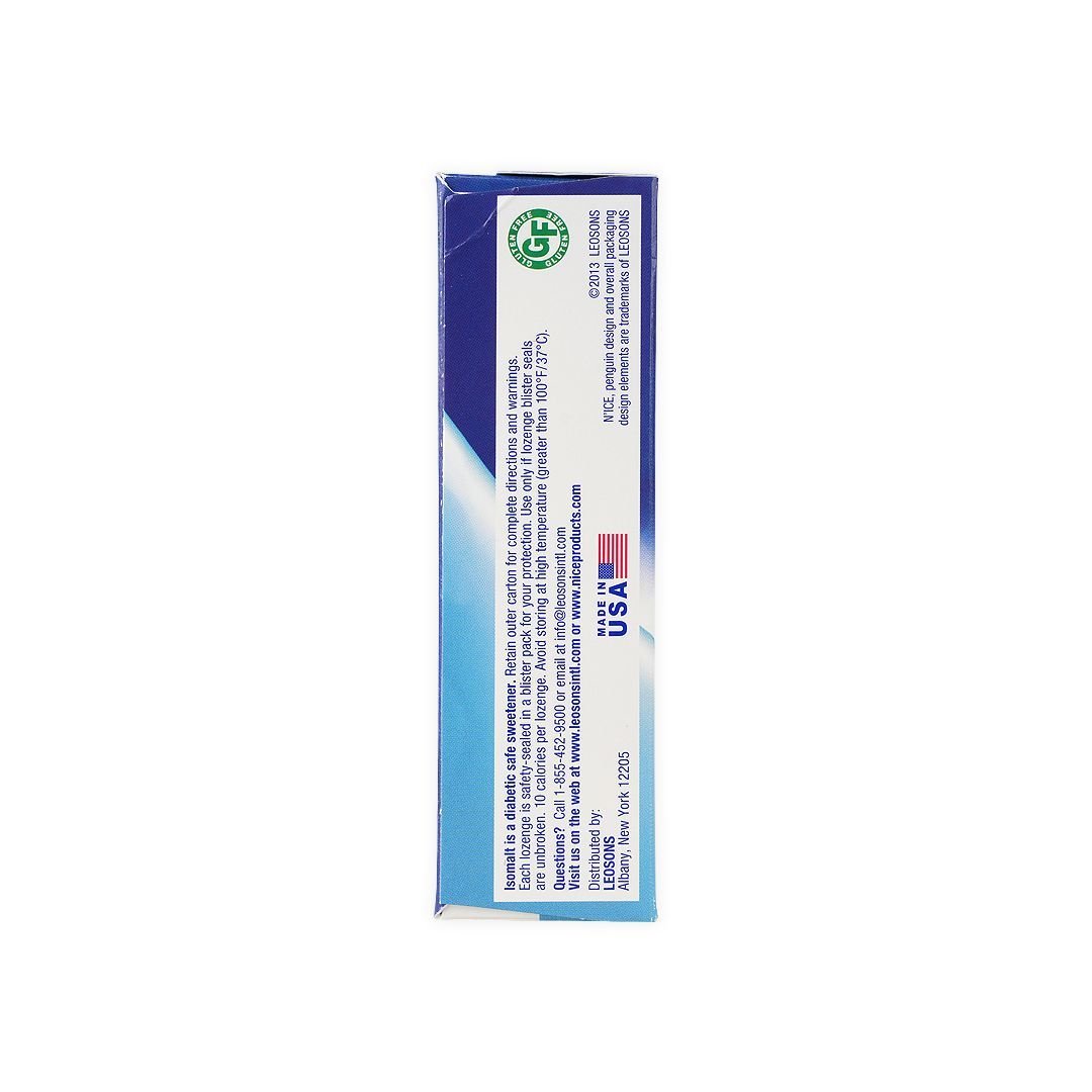 Nice Coughs & Sore Throat Relief Lozenges Menthol Flavor, 24 Pieces - Makkah Pharmacy