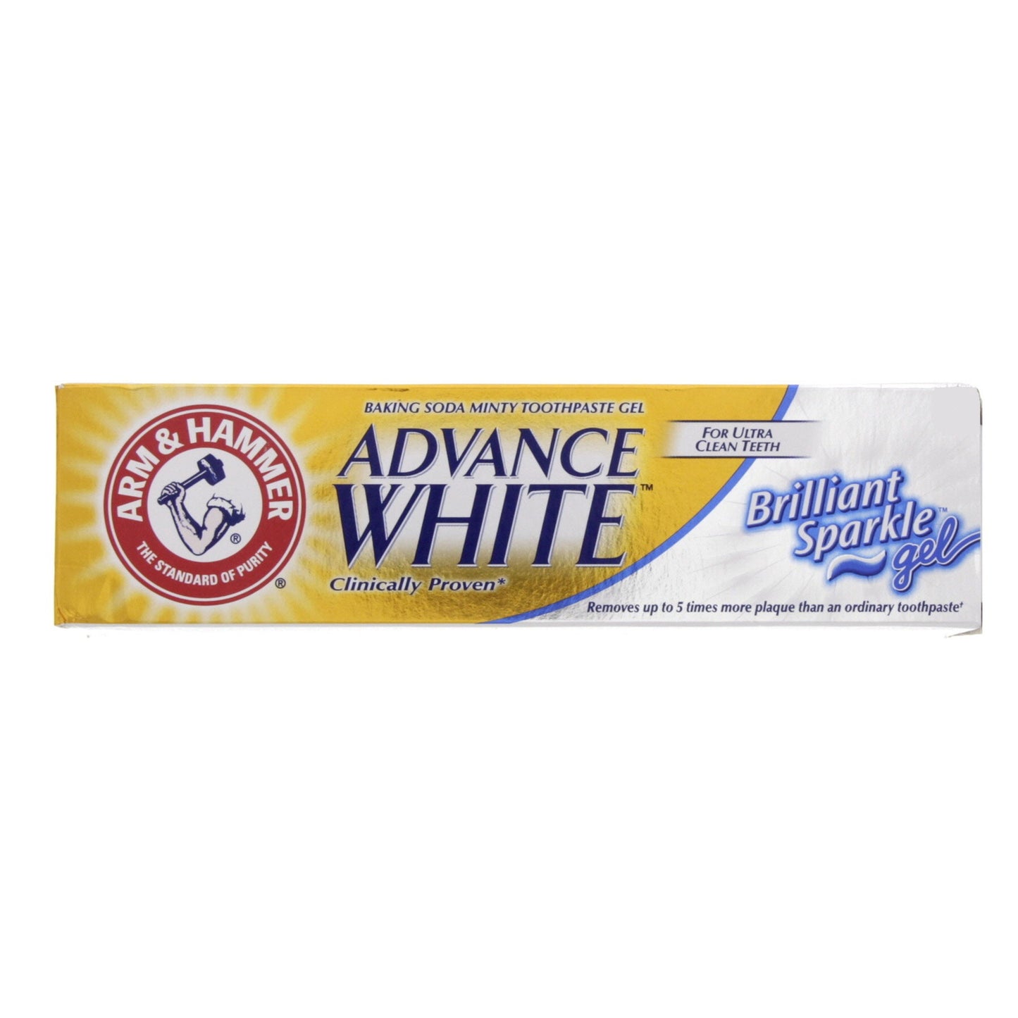Arm & Hammer Advance White Brilliant Sparkle Gel Toothpaste, 115g - Makkah Pharmacy
