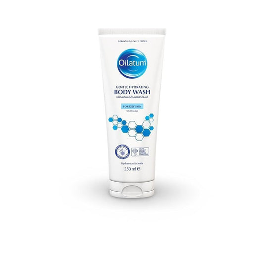 Oilatum Gentle Hydrating Body Wash for Dry Skin, 250ml - Makkah Pharmacy