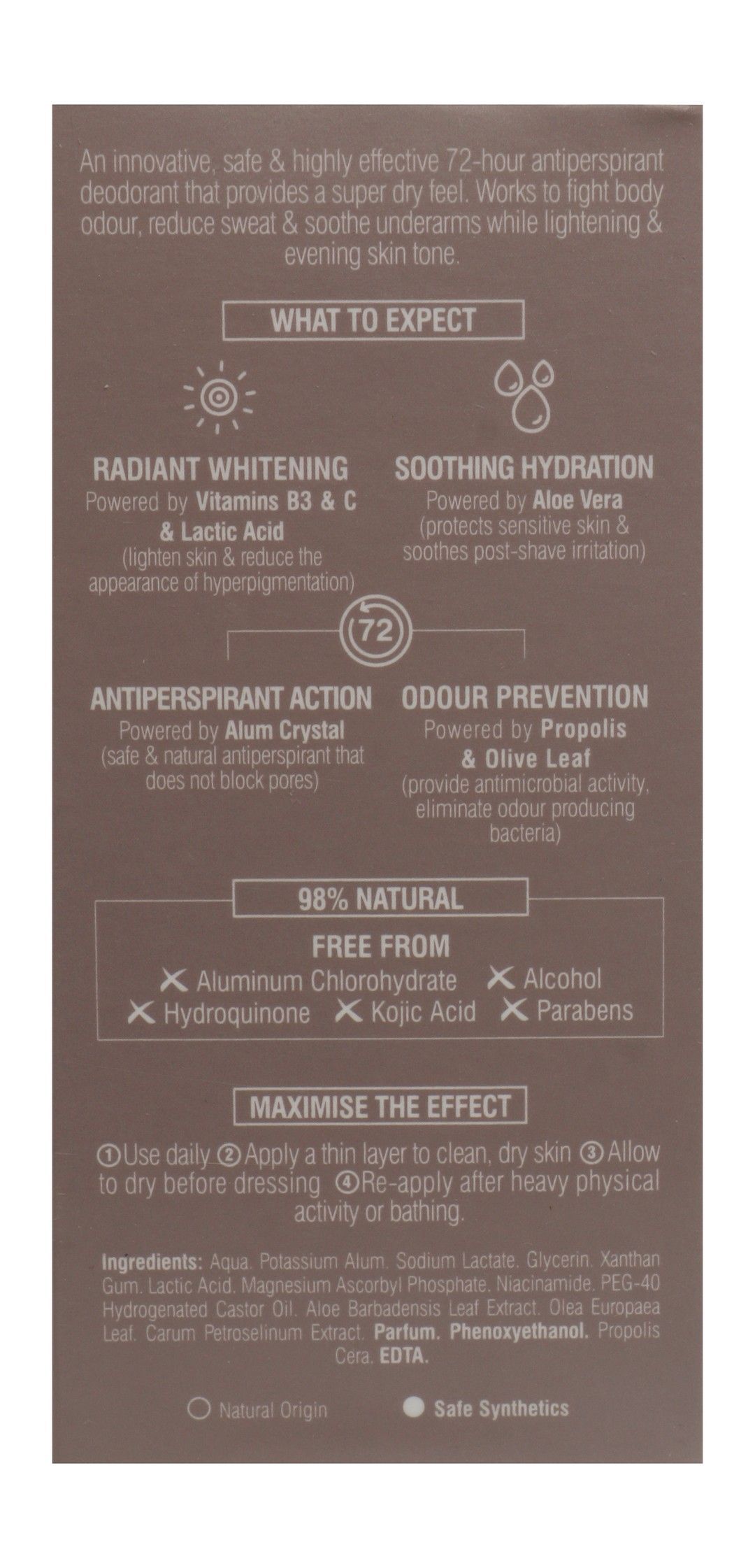 Beesline Natural Whitening Roll On Deo Super Dry Powder Soft, 2x50ml - Makkah Pharmacy