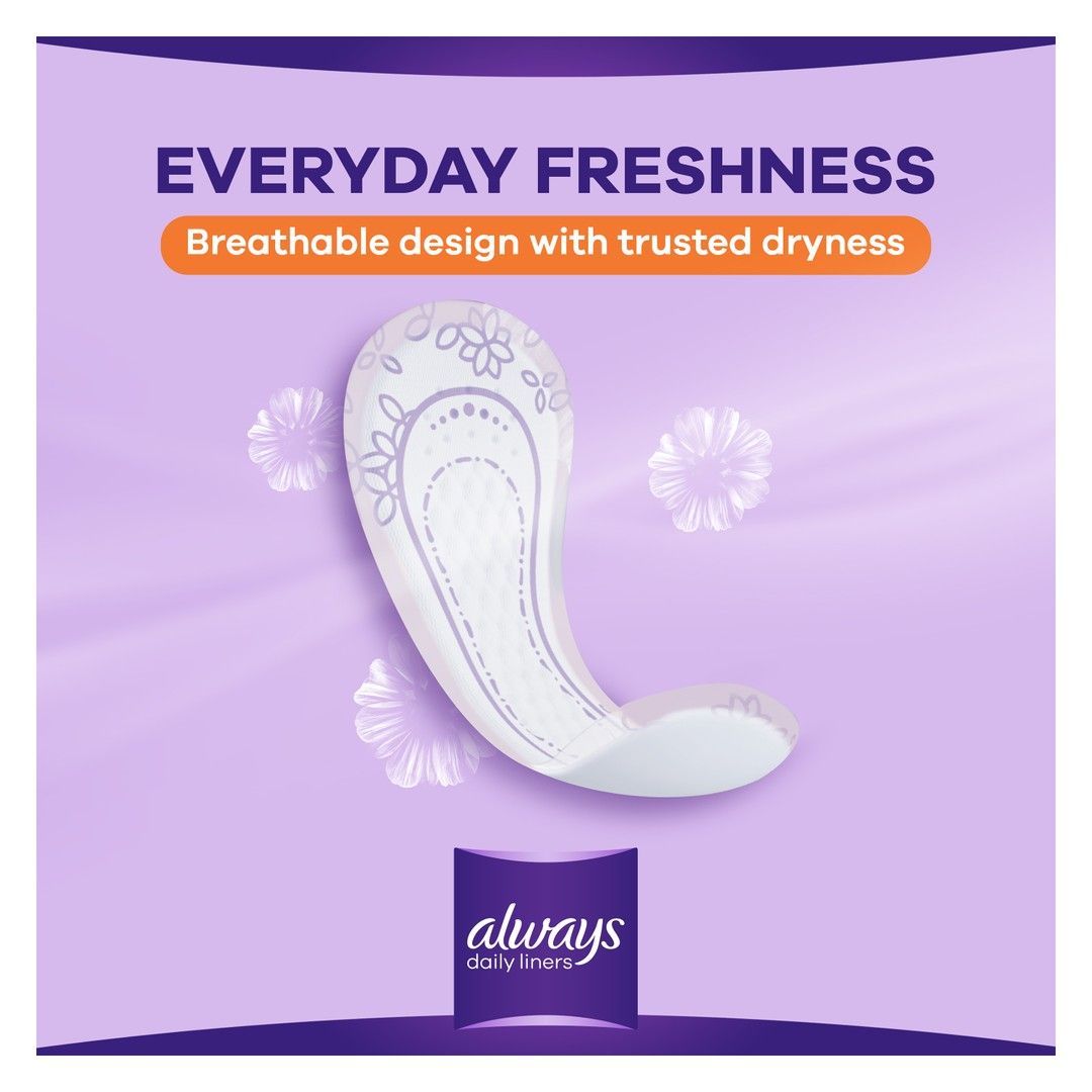 Always Daily Liners Comfort Protect Normal Pantyliners, 20 Pieces - Makkah Pharmacy