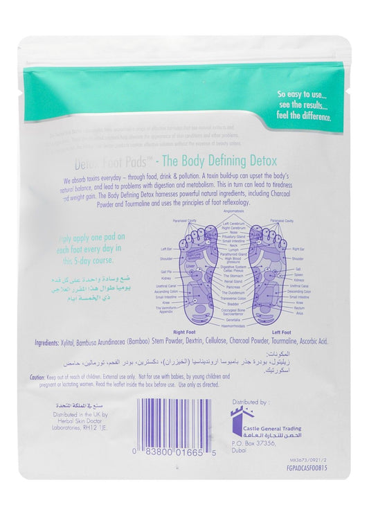 Skin Doctor Detox Foot Pads, 10 Pieces - Makkah Pharmacy