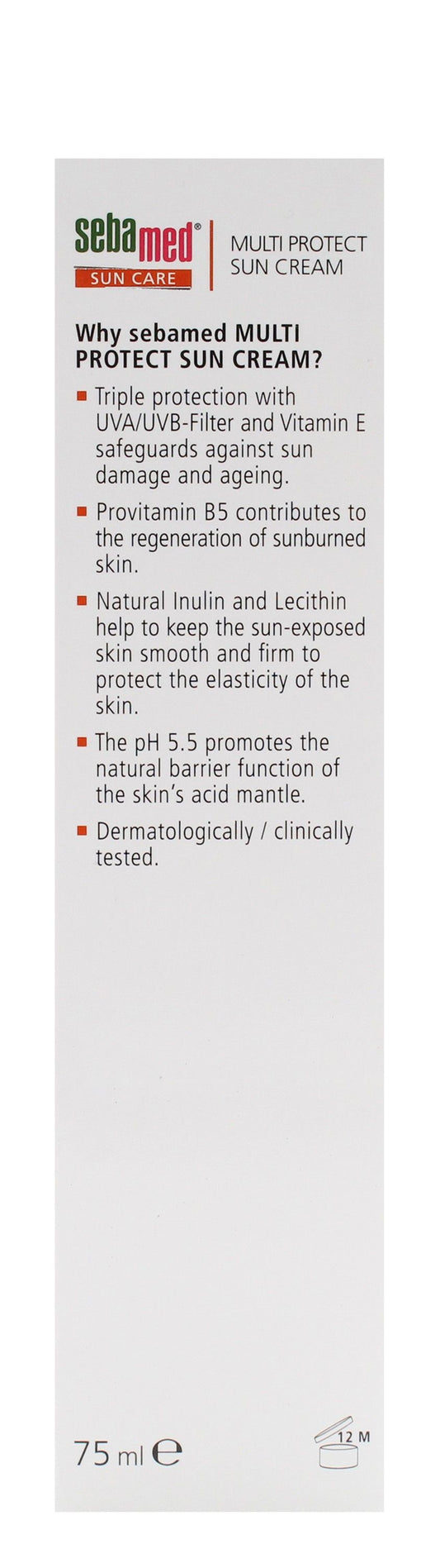 Sebamed Water-Resistant Sunscreen with Inulin, Lecithin & Vitamin E for Sun Sensitive Skin SPF50, 75ml - Makkah Pharmacy