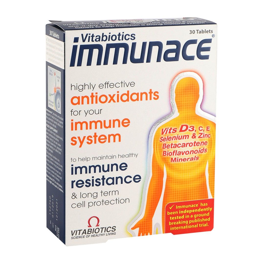 Immunace Antioxidant Immune Support Supplement, 30 Tablets - Makkah Pharmacy