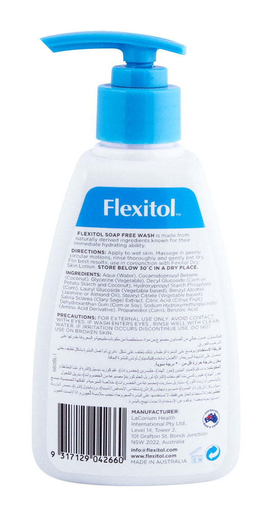 Flexitol Soap Free Wash for Sensitive Skin, 250ml - Makkah Pharmacy