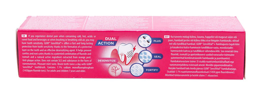 GUM Sensivital Plus Fluoride Toothpaste Mint Flavor, 75ml - Makkah Pharmacy