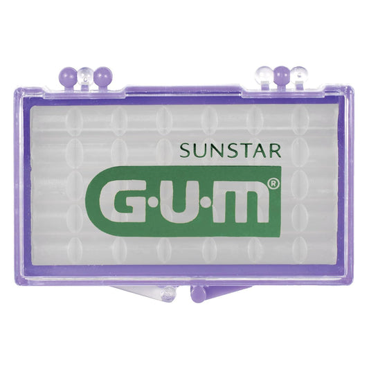 GUM Purple Pre-Cut Mint Orthodontic Wax, 1 Piece - Makkah Pharmacy
