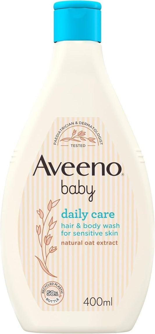 Aveeno Baby Hair & Body Wash, 400ml - Makkah Pharmacy