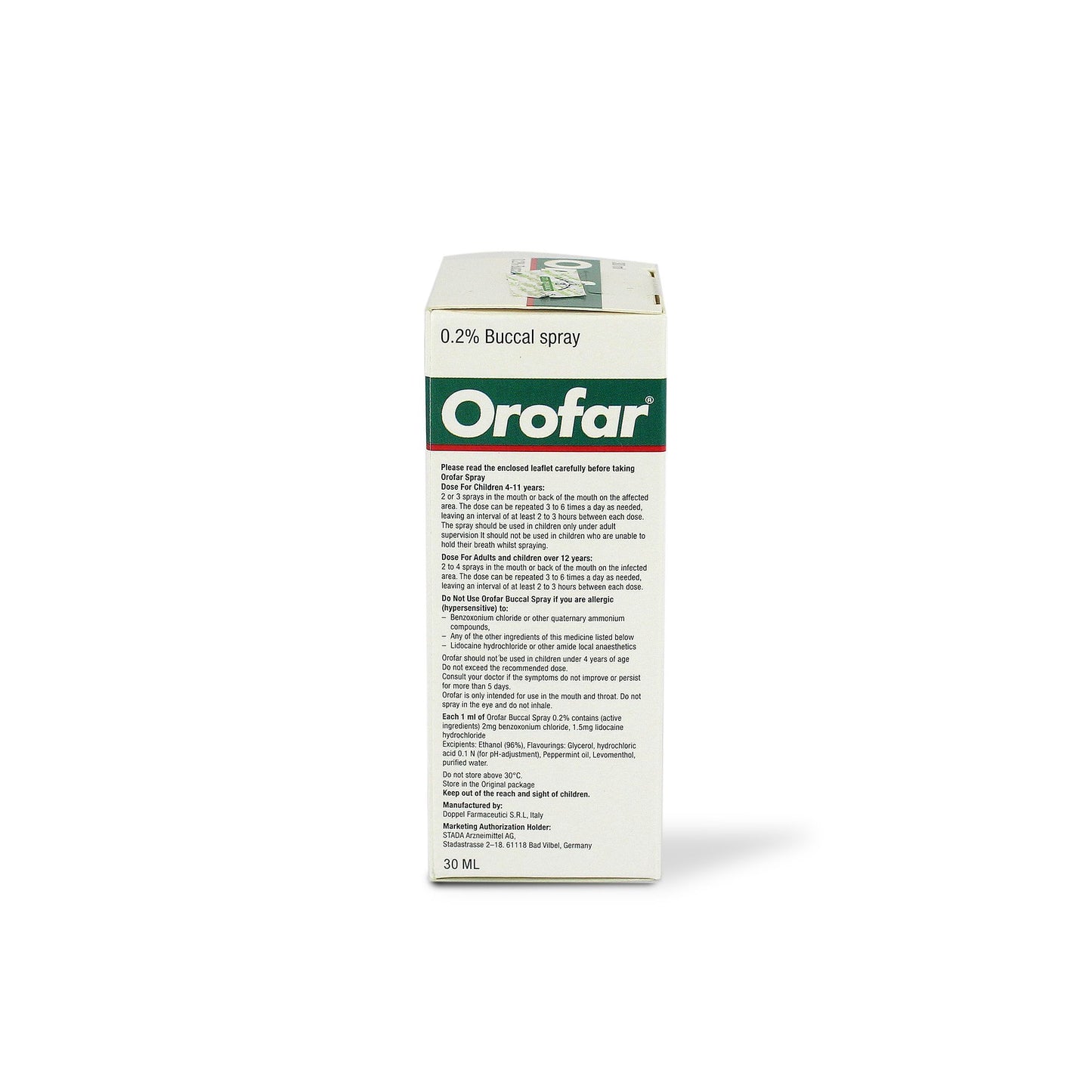 Orofar 0.2% Buccal Spray 30Ml - Makkah Pharmacy