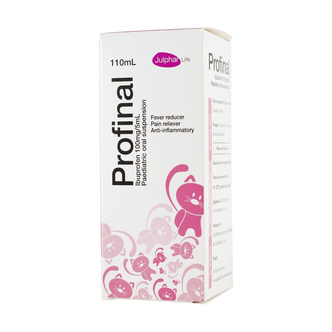 Profinal Syrup - Ibuprofen - Makkah Pharmacy