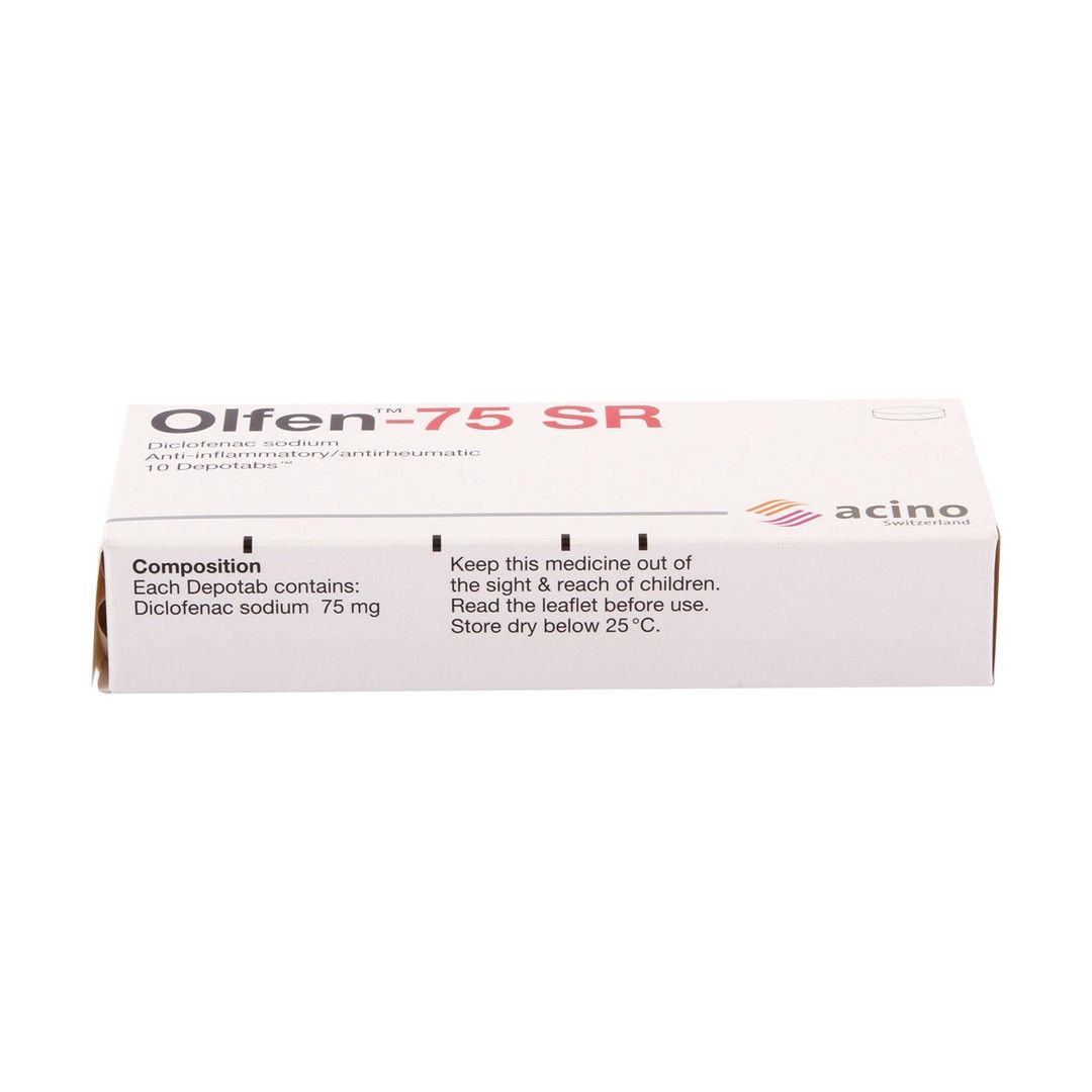Olfen SR 75mg Diclofenac Sodium Anti-Inflammatory & Antirheumatic, 10 Tablets - Makkah Pharmacy